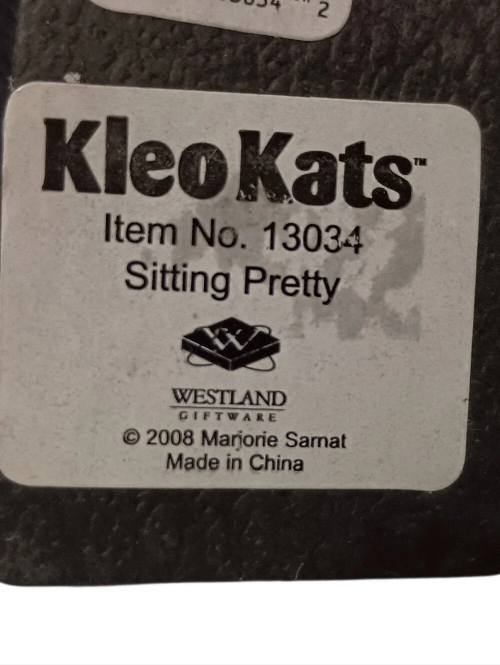 Kleo Kats Mini Cat‎ Picture Photo Frame Hand Painted Whimsical Collectible Resin
